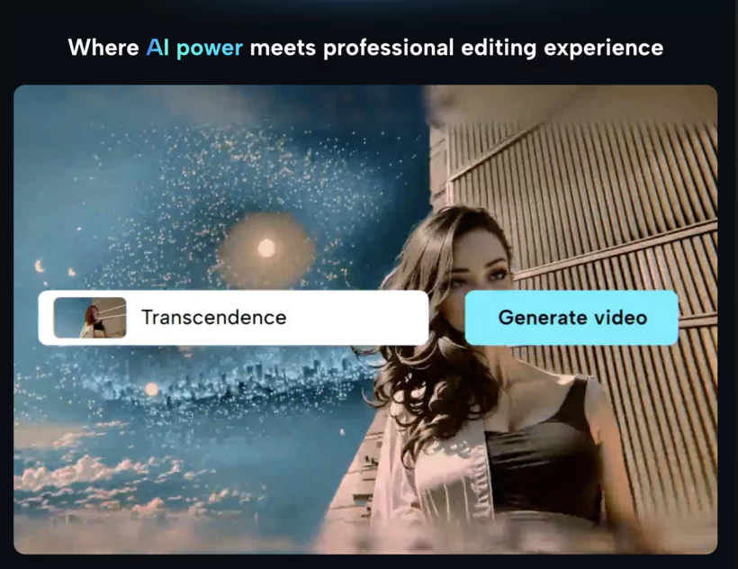 Générations de vidéos par IA de CapCut