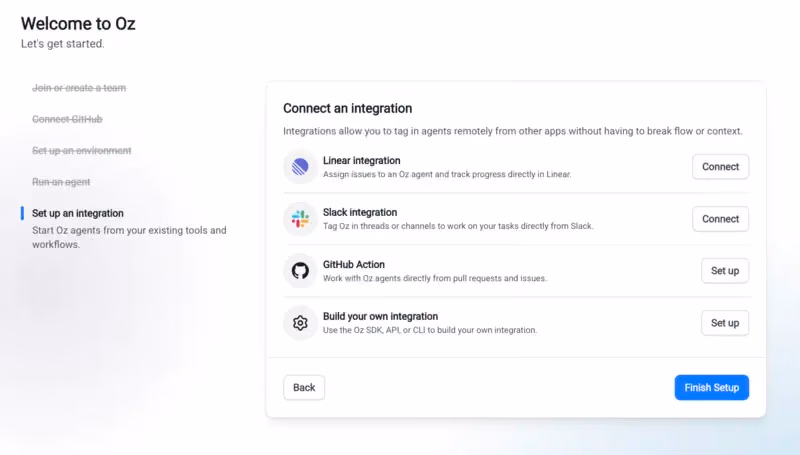 Oz : la plateforme d’orchestration des agents Warp