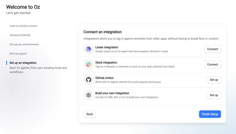 Oz : la plateforme d’orchestration des agents Warp