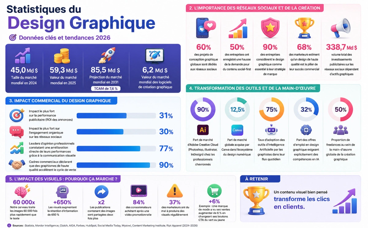 Réseaux sociaux et design graphique