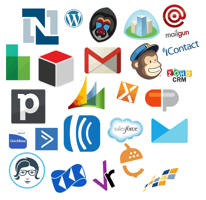 logos logiciels emailing