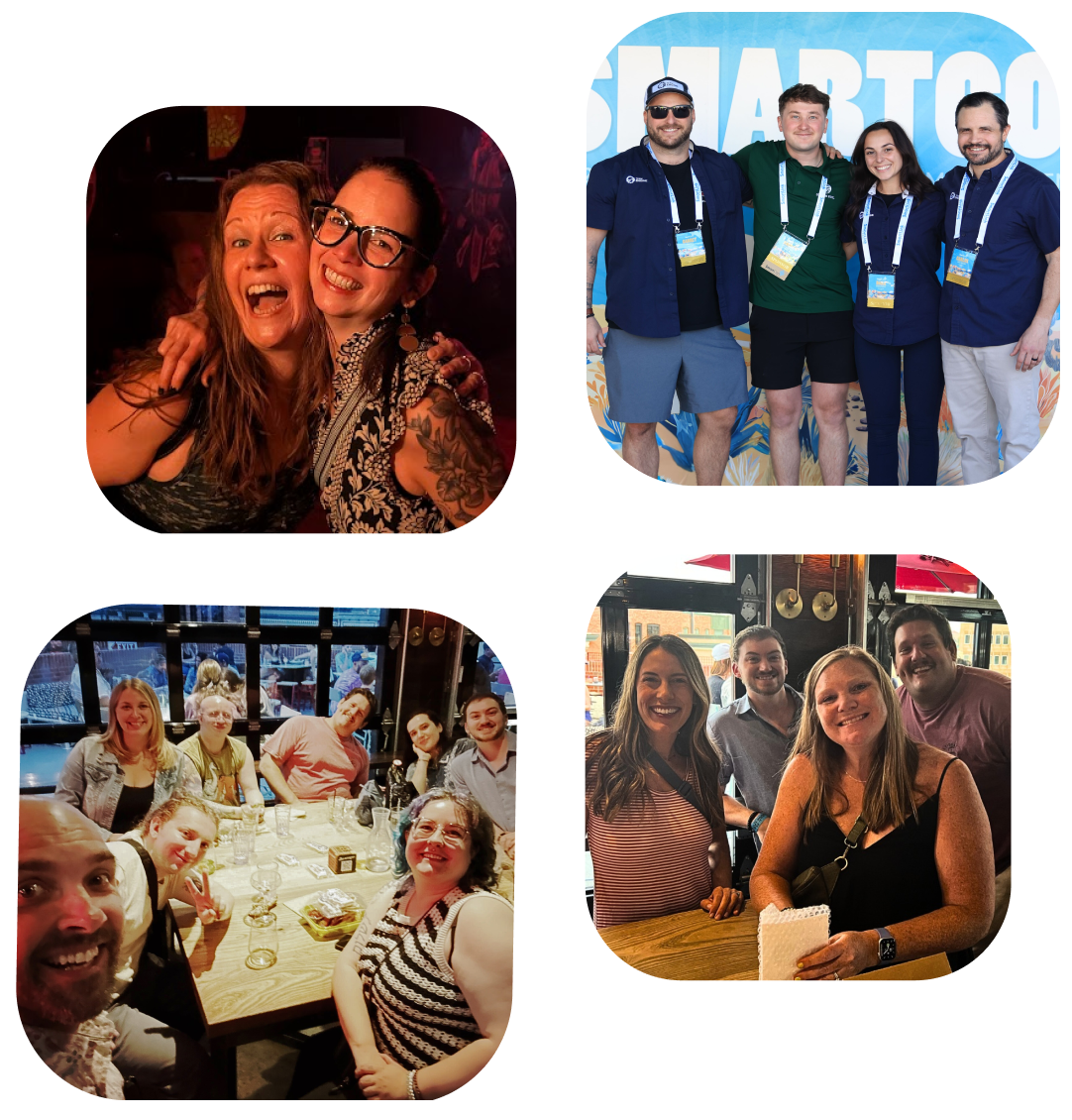 Team Engine co-founders and employees at various social outings