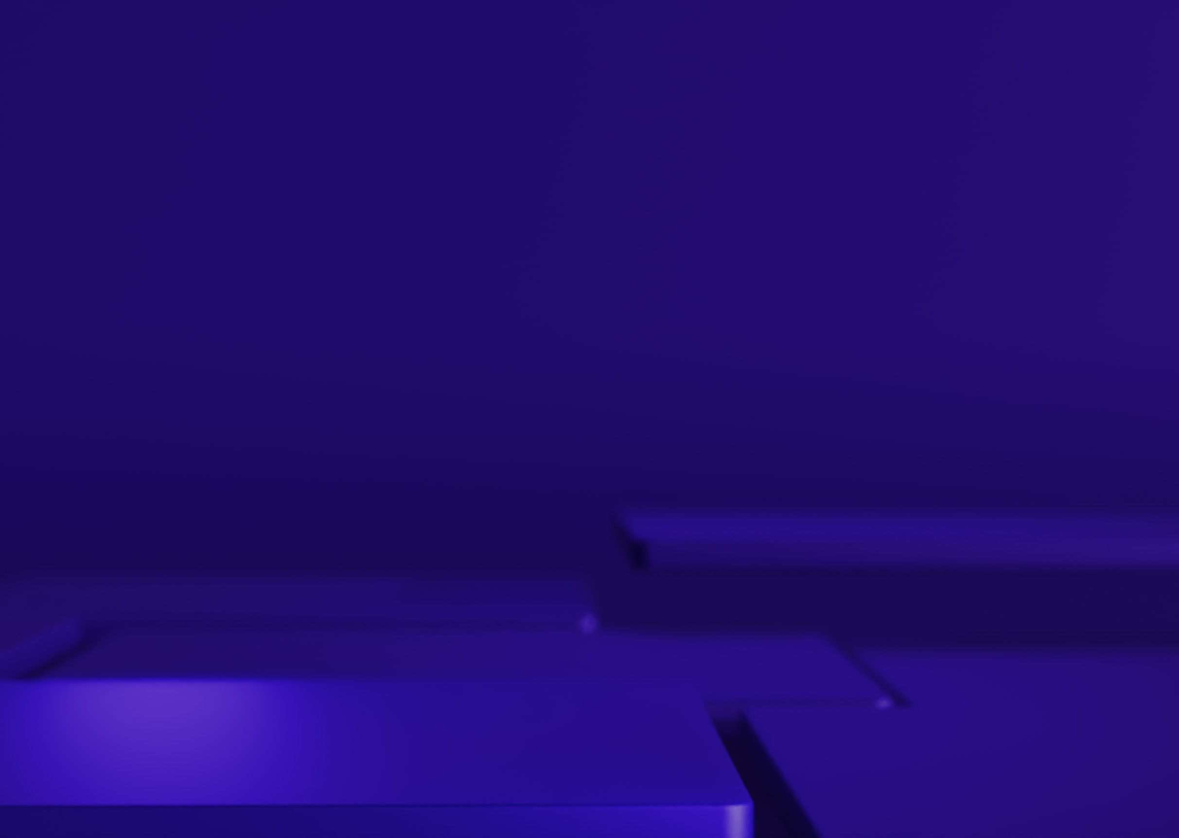 Blue interlocking chips are shown against a blue background.