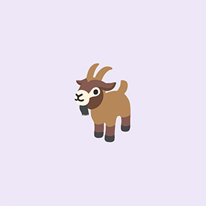 Goat emoji