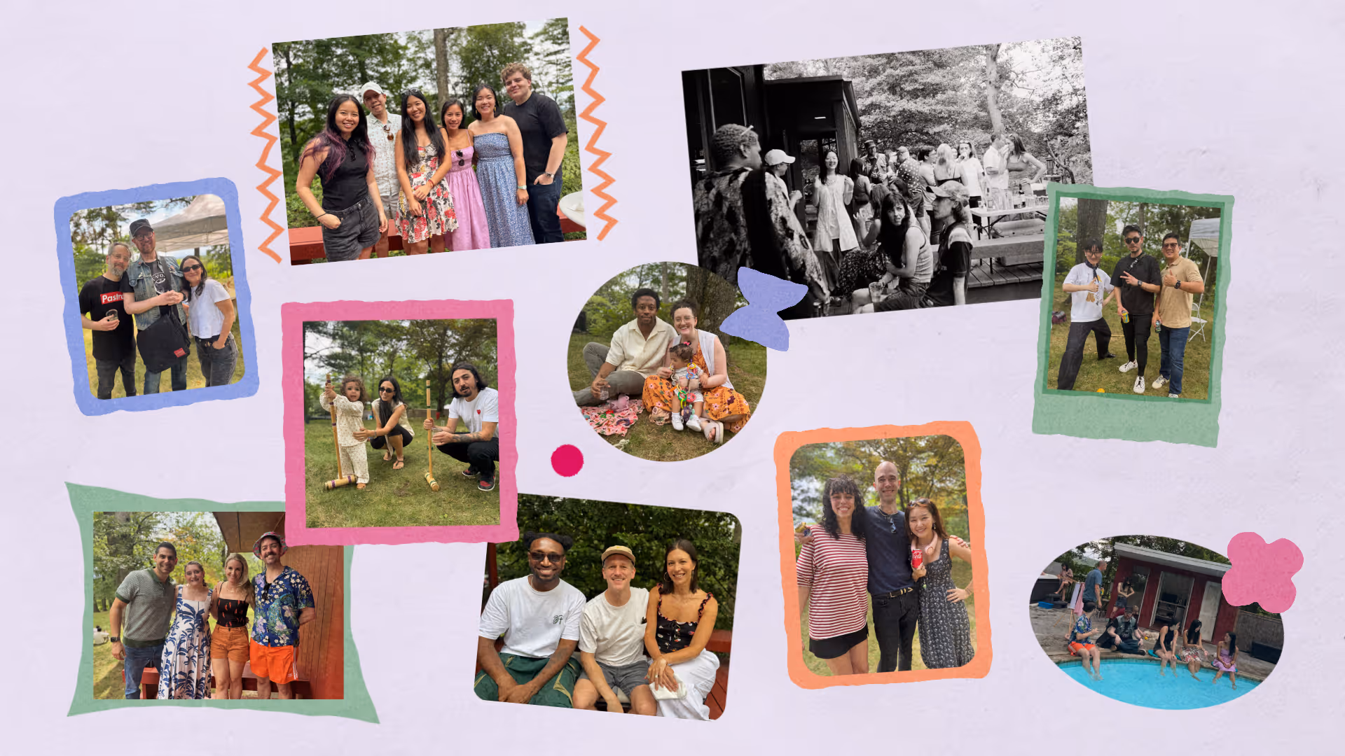 Collage of Modicum employees and contextual graphics.