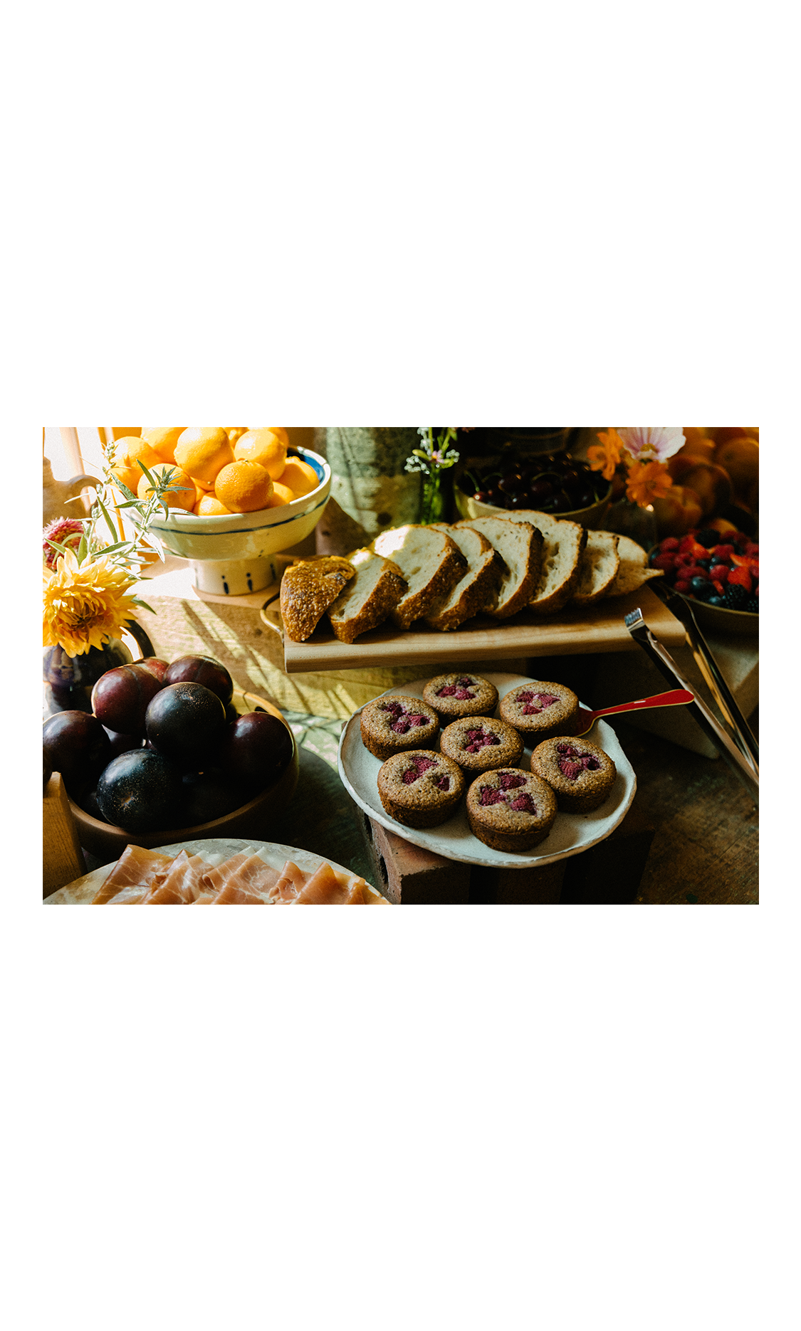 A calm morning at the dining table