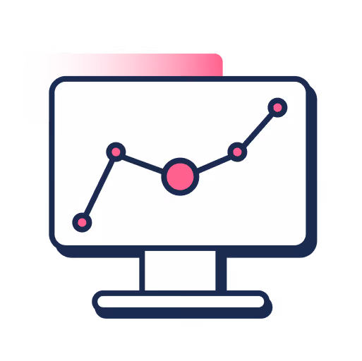 computer charting icon