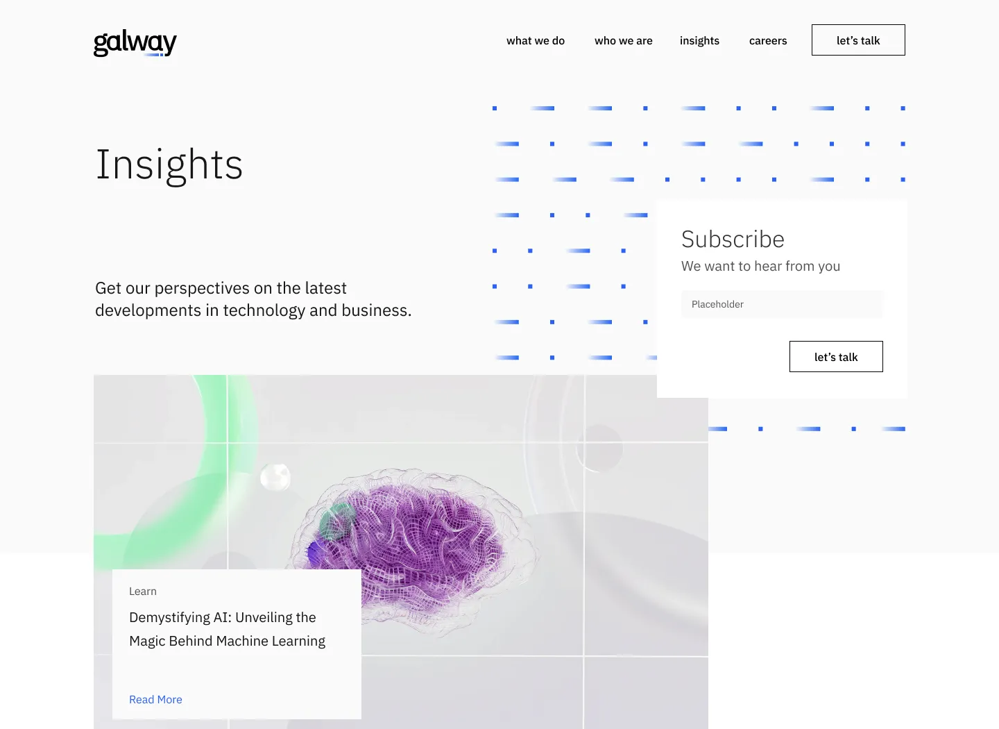 Consulting Webflow Template - Galway - Designed by Azwedo.com and Wedoflow.com