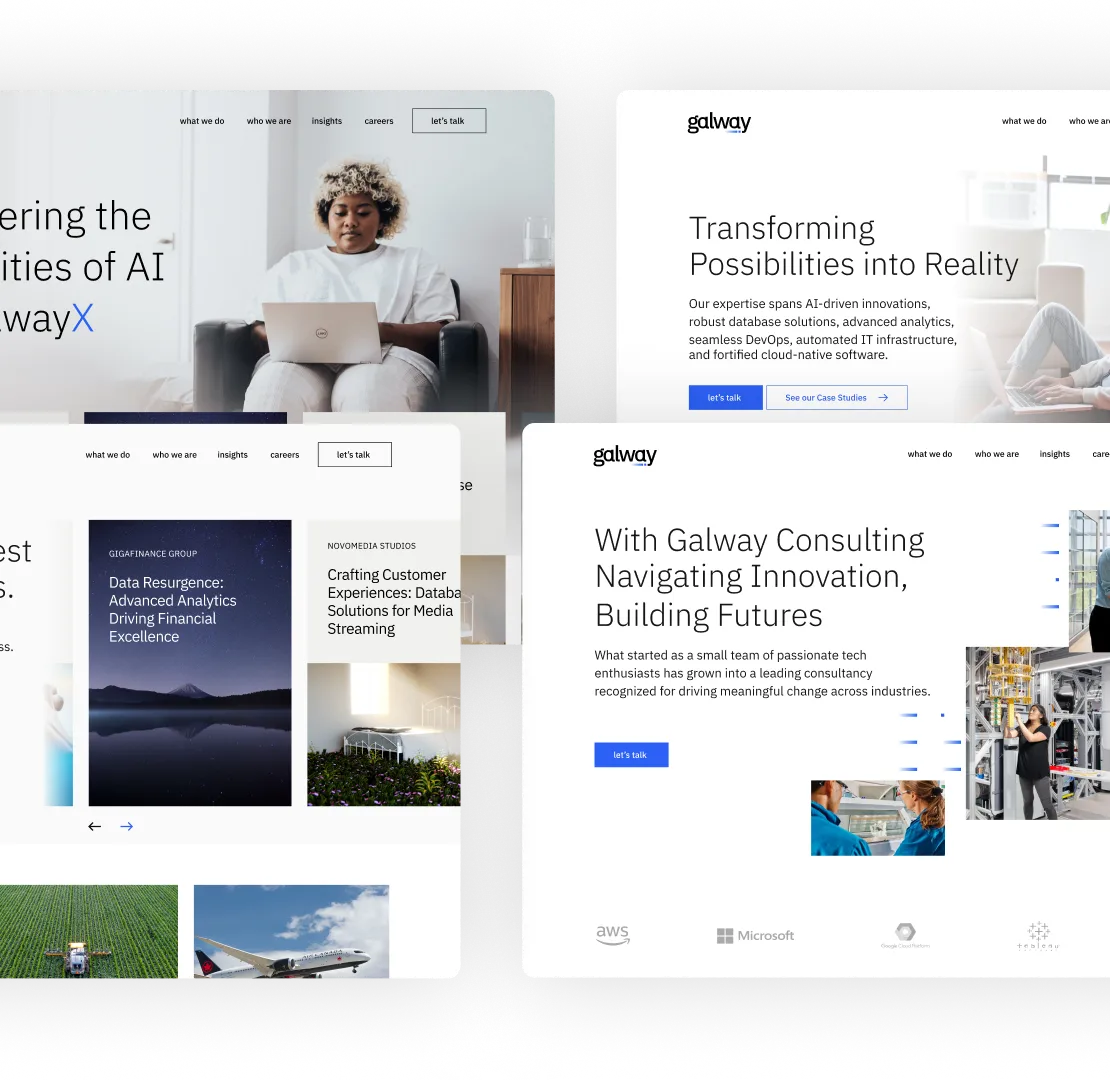 Consulting Webflow Template - Galway - Designed by Azwedo.com and Wedoflow.com