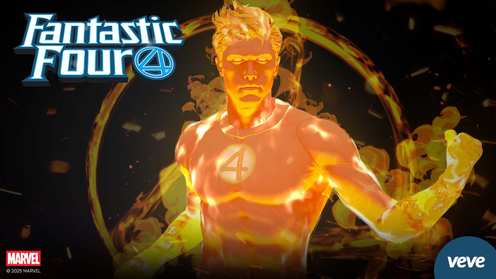 Fantastic Four Human Torch digital collectible on VeVe