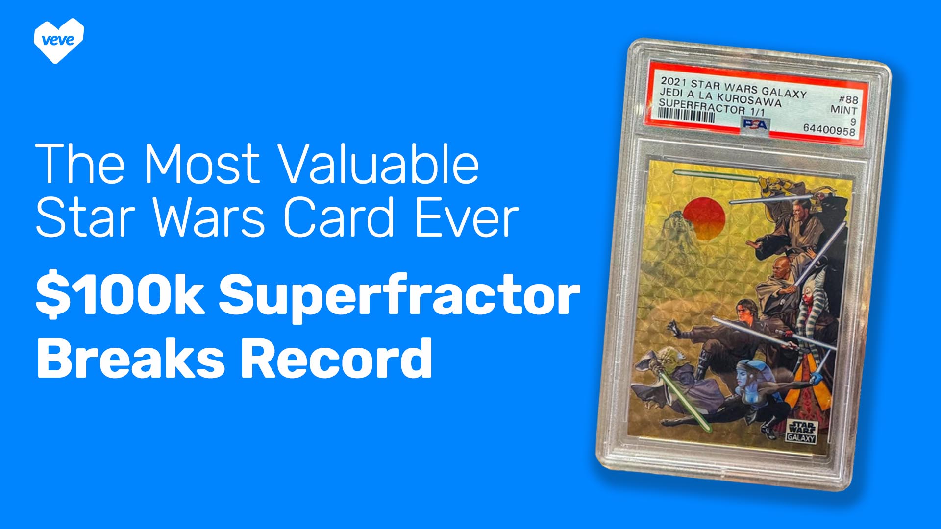 100k Superfractor Star Wars card sold for record price