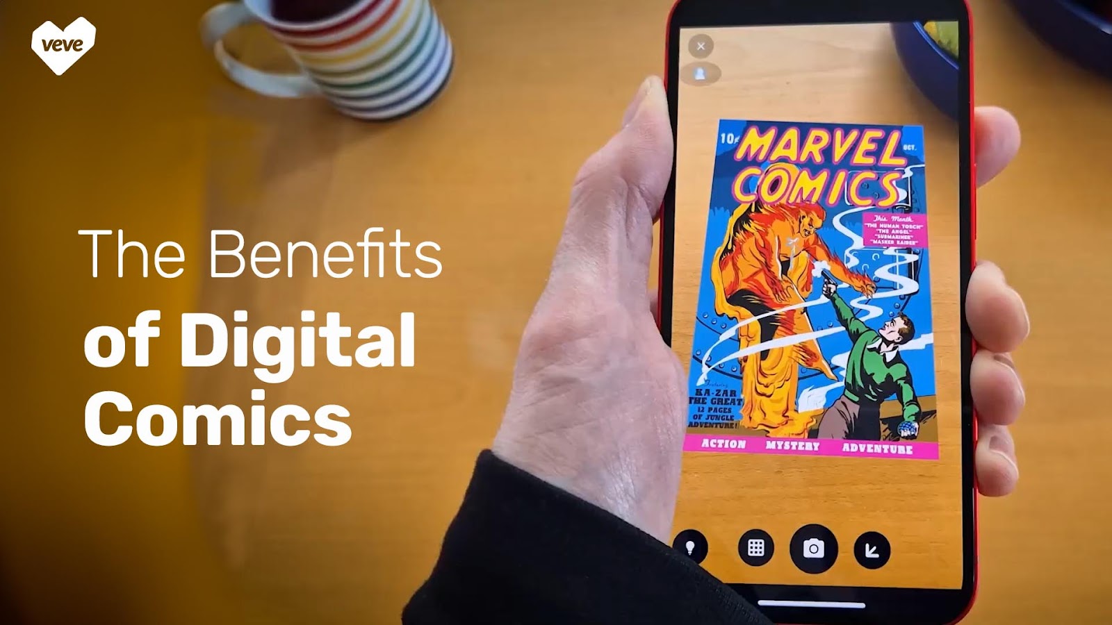 the benefits of digital comics on VeVe