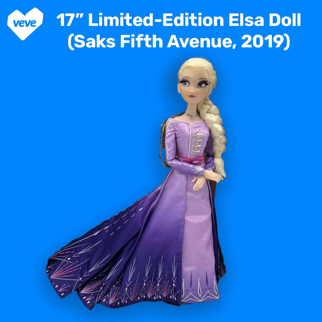 17" Limited Edition Elsa Doll Saks Fifth Avenue