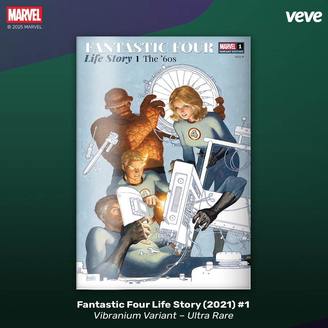 Fantastic Four Life Story 2021 #1 ultra rare variant cover