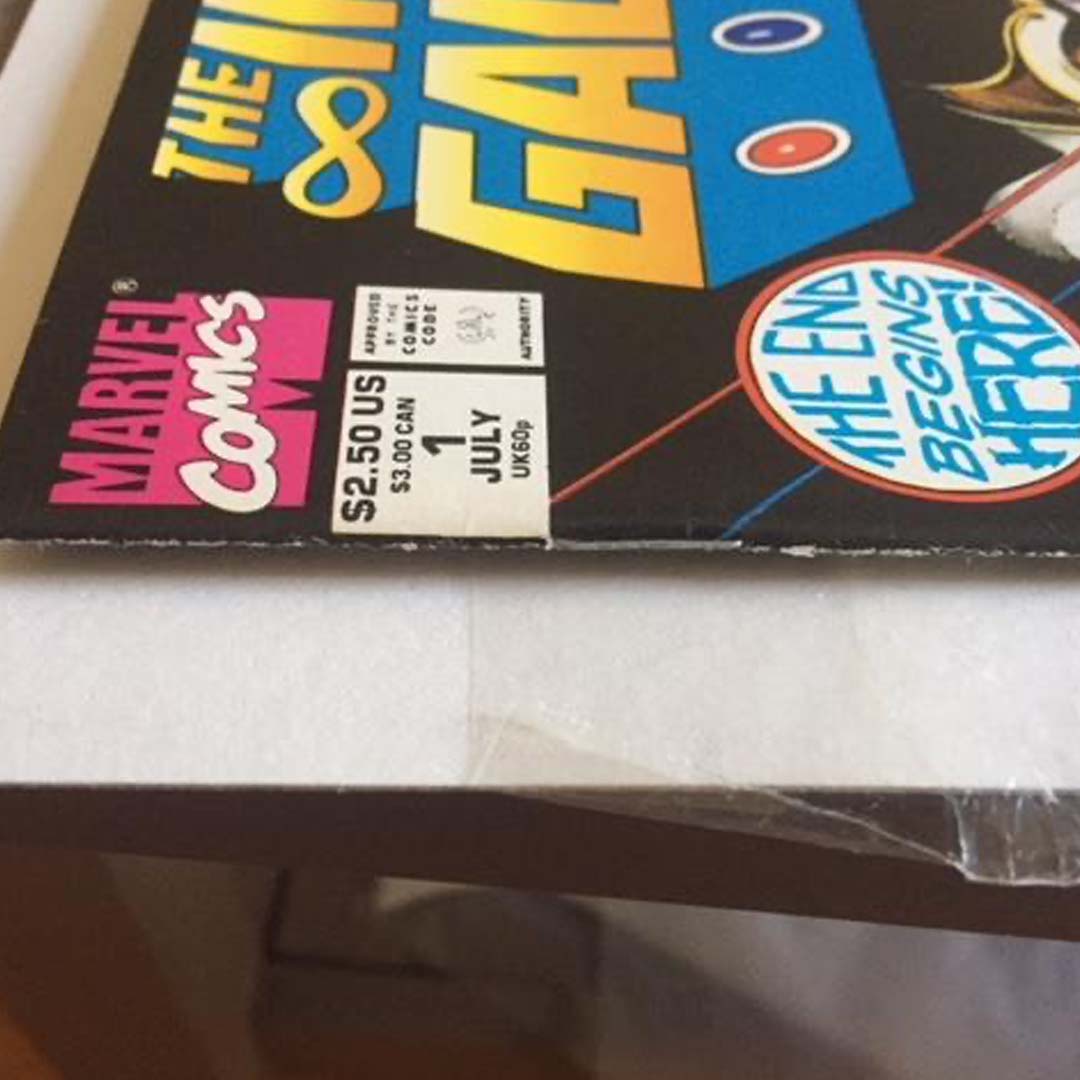 Marvel comic worn out spine