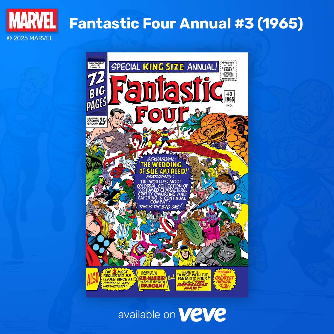 Fantastic Four Annual #3 Marvel comic available on VeVe
