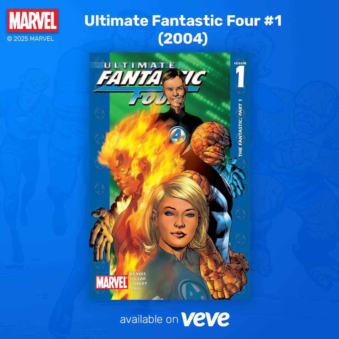 Ultimate Fantastic Four #1 Marvel comic available on VeVe