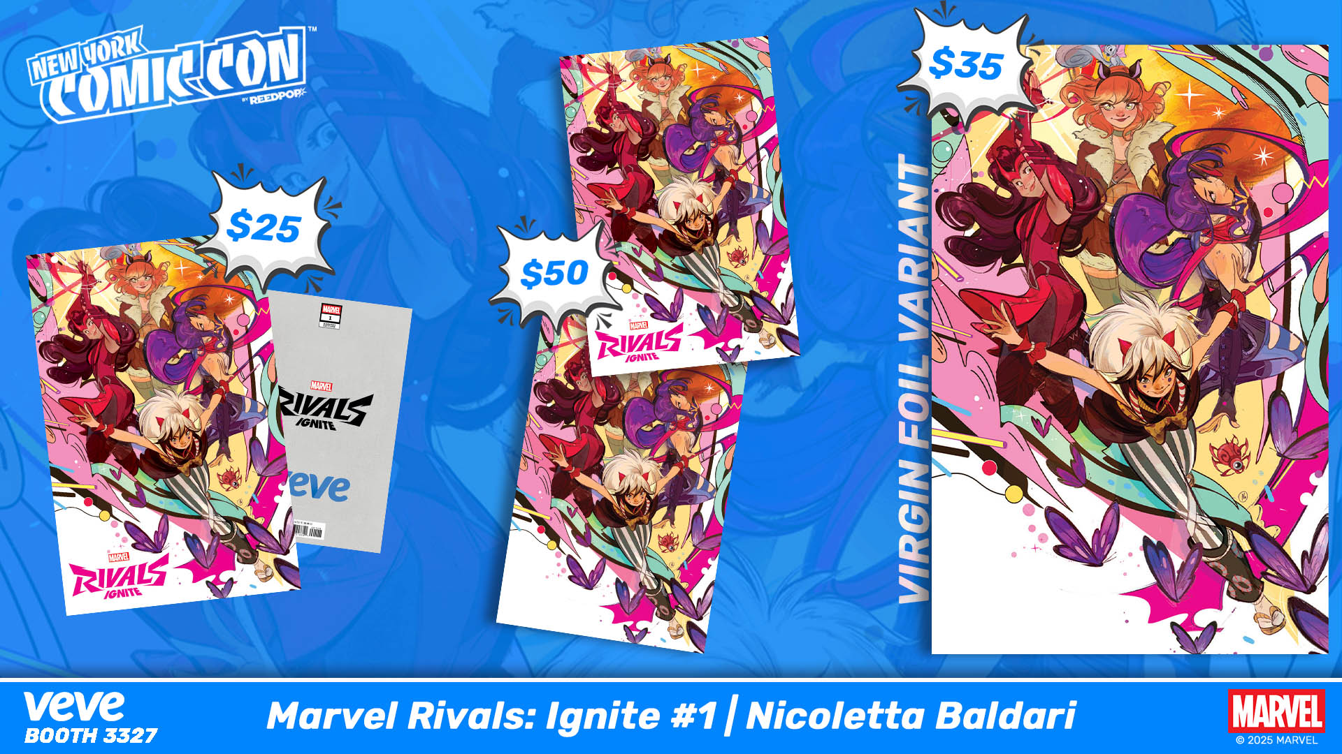 Marvel Rivals: Ignite #1 exclusive comic at New York Comic Con 2025