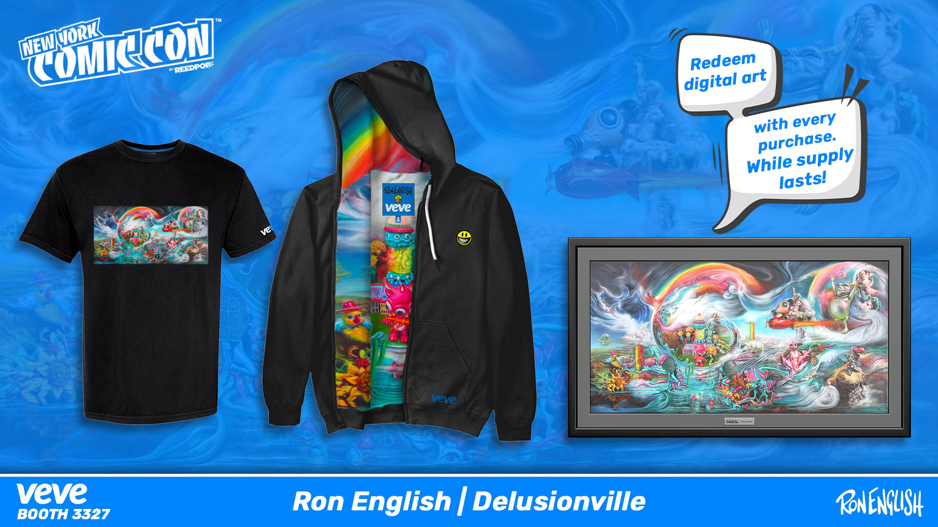 New York Comic Con 2025 9 Vêtements de collection exclusifs de Ron English au New York Comic Con 2025