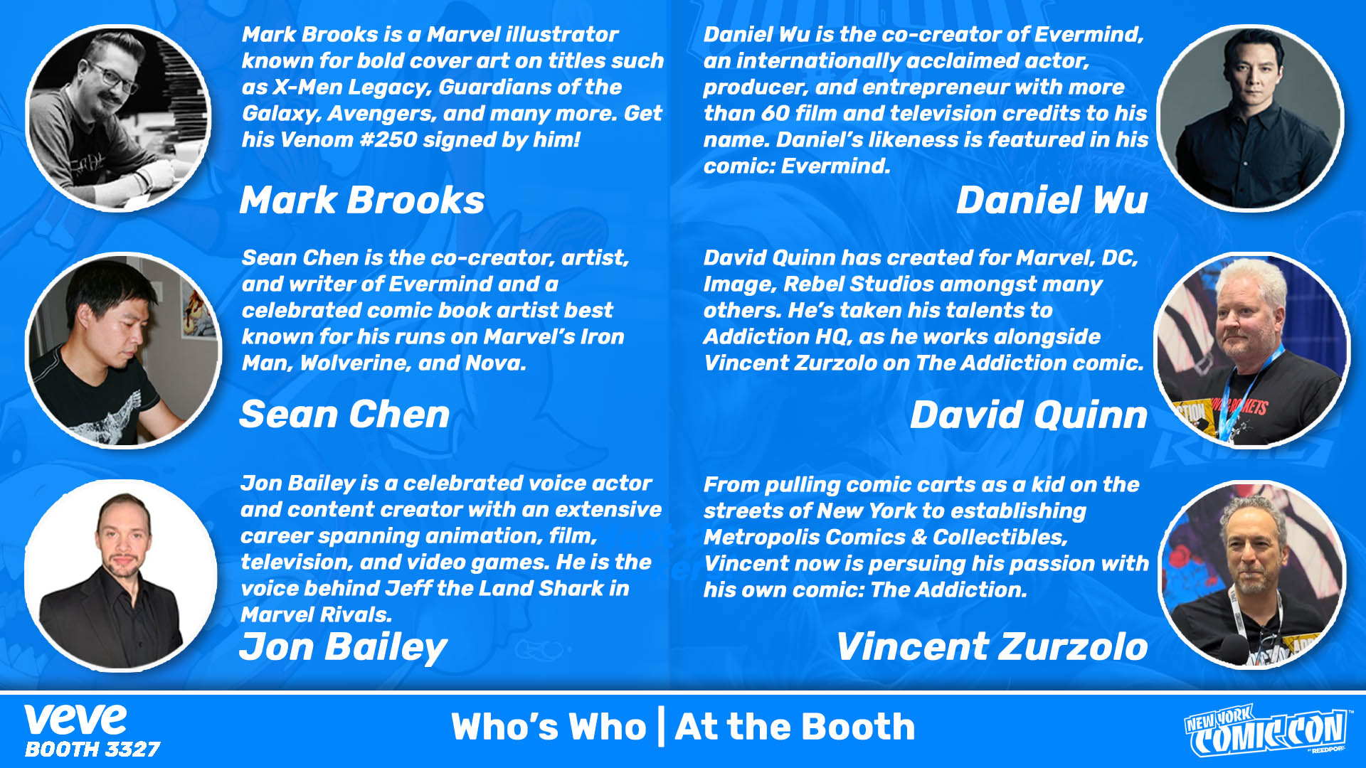 NYCC 2025 signature panel to include Mark Brooks, Daniel Wu, Sean Chen and others