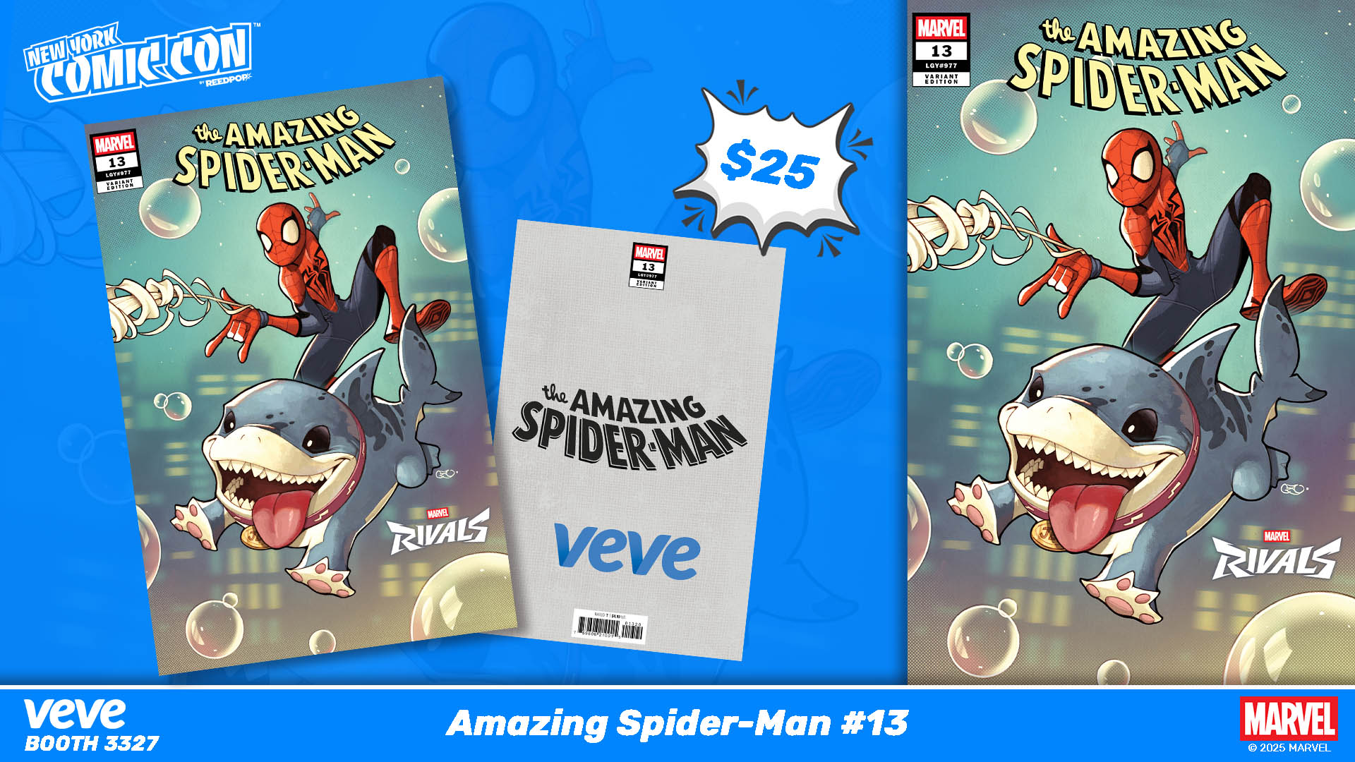 amazing spider-man 13 comic new york comic con exclusive