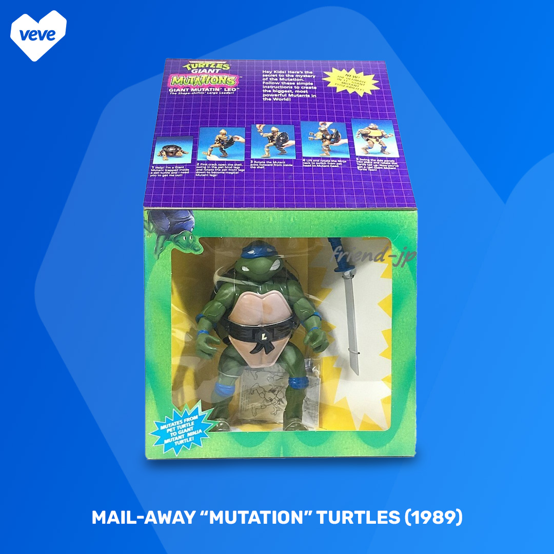 Mail-Away “Mutation” Turtles (1989) TMNT collectible