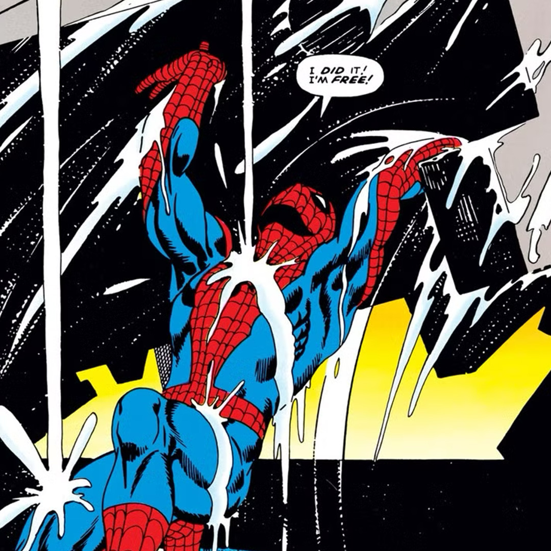 Spider-Man Lifting Tons of Wreckage