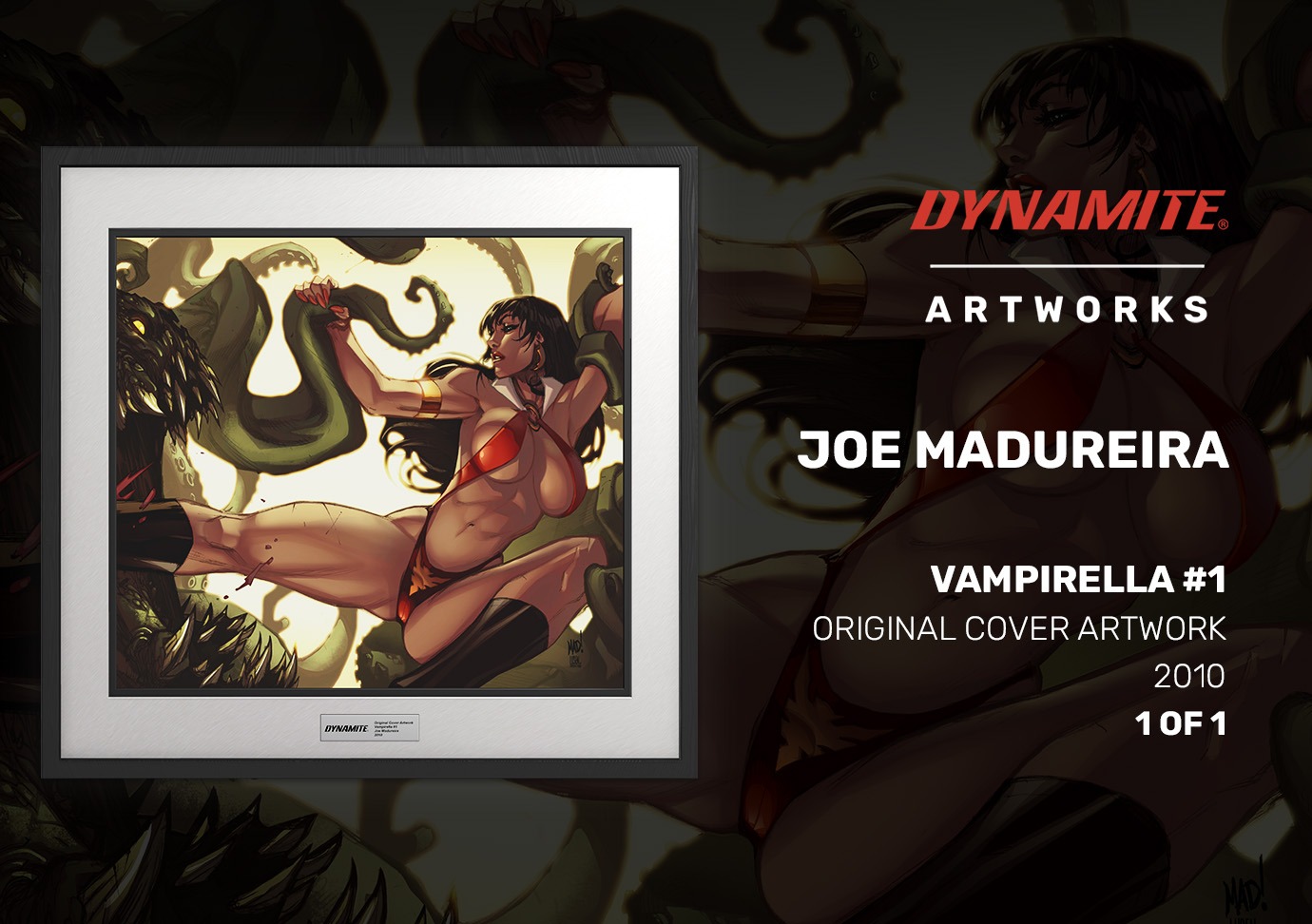 Rare Joe Madureira Art Vampirella