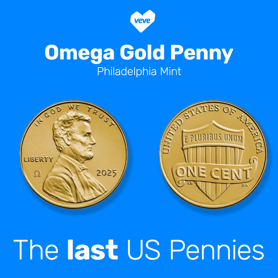 Omega Gold US Penny Philadelphia Mint