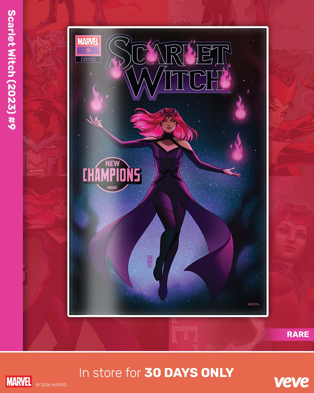 Jen Bartel Comic Covers Marvel 2026 Scarlet Witch