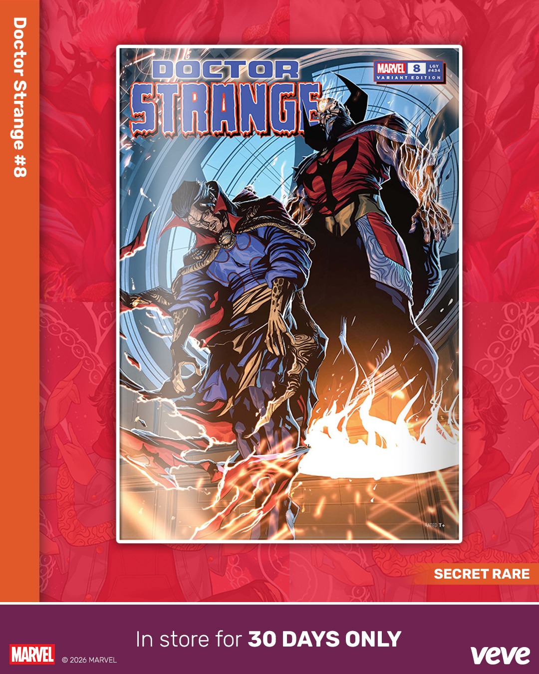 Doctor Strange (2023) #8 marvel digital comic secret rare variant