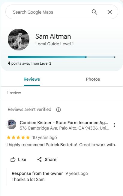 View Google Reviews