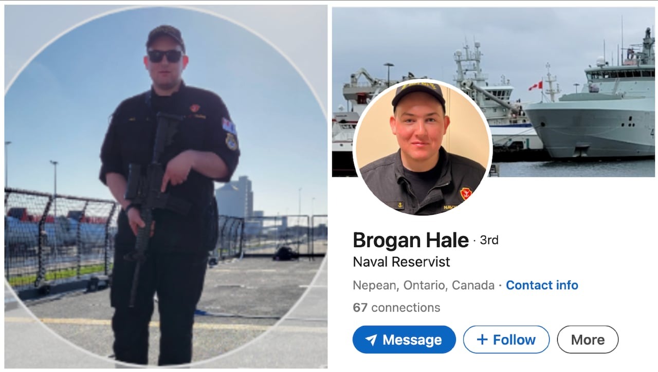 A comparison between two social media profile pictures.