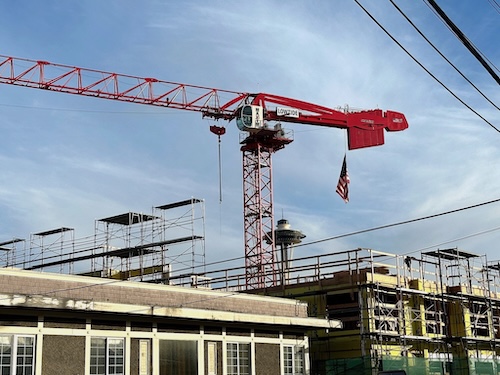 Apartments being built