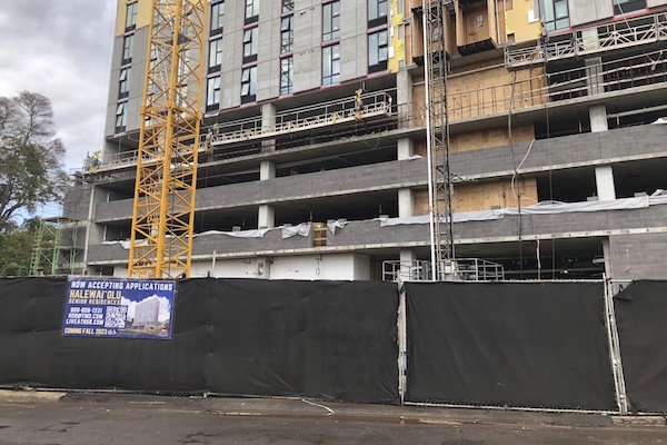 New housing tower under construction