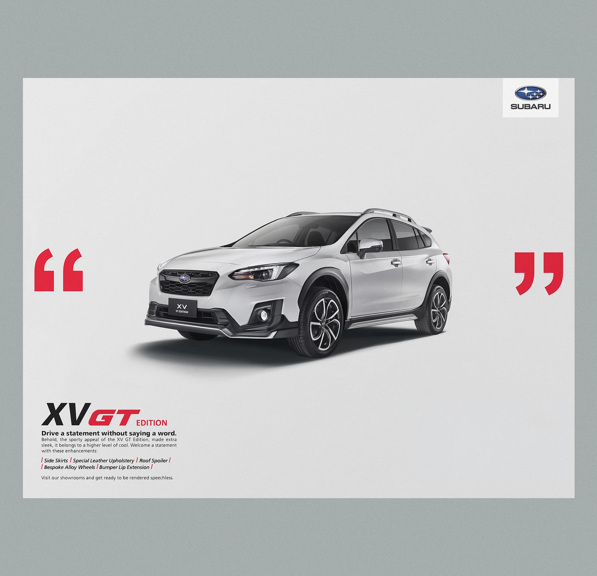 Speechless-Subaru XV GT Edition 