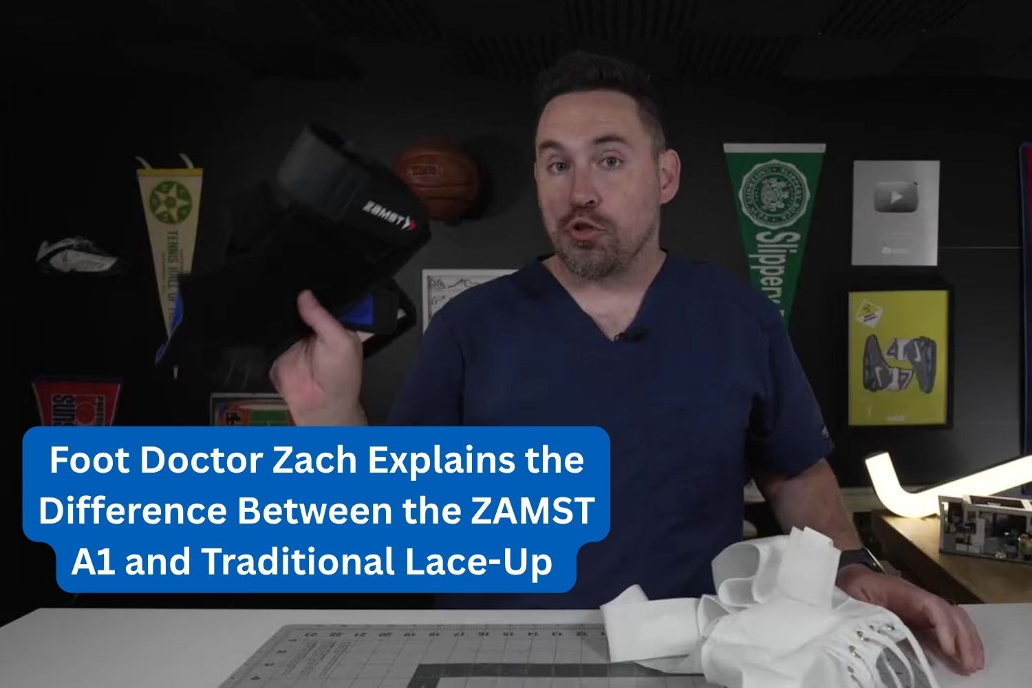 Expert Insights: Foot Doctor Zach explica la diferencia entre la ZAMST A1 y las tobilleras tradicionales de cordones
