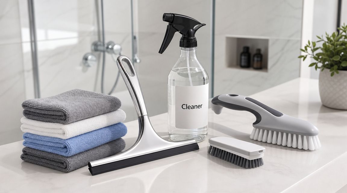 The Essential Toolkit for a Spotless Shower