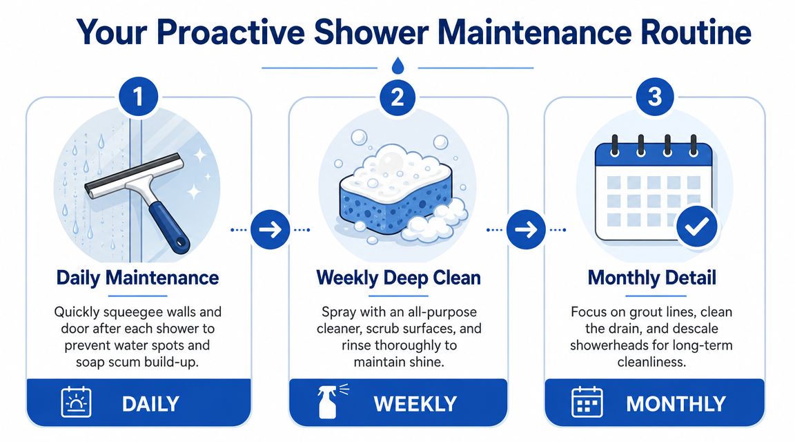 Your Proactive Shower Maintenance Routine