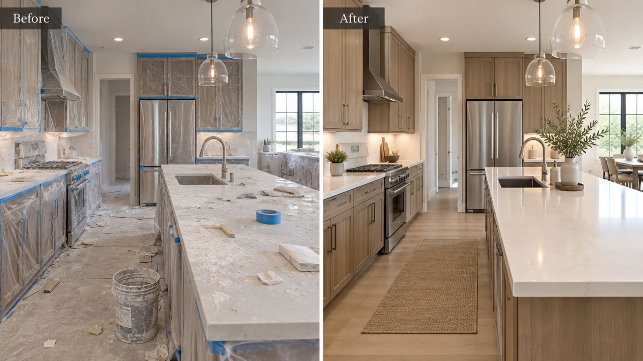 Post Construction Cleaning Before and After You Need to See