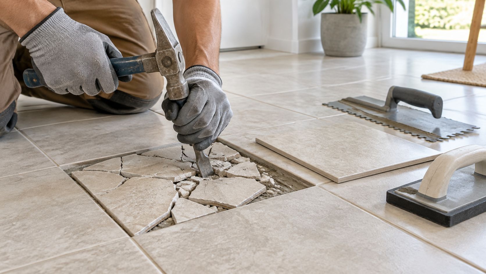 Broken Floor Tile Replacement: How to Do It Right