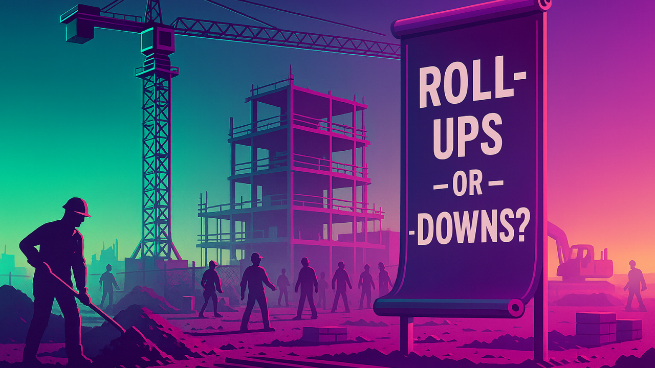 Roll-Up Strategies: 4 Archetypes, And How To Apply In Construction