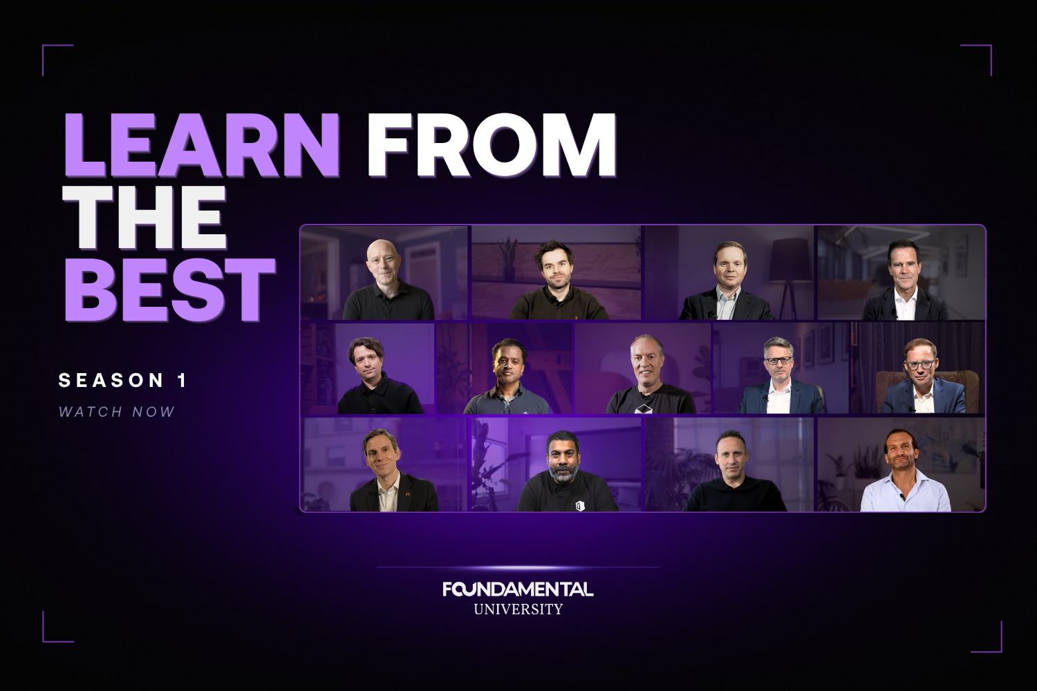 Foundamental University: 13 Masterclasses from the Leaders Shaping the Built World