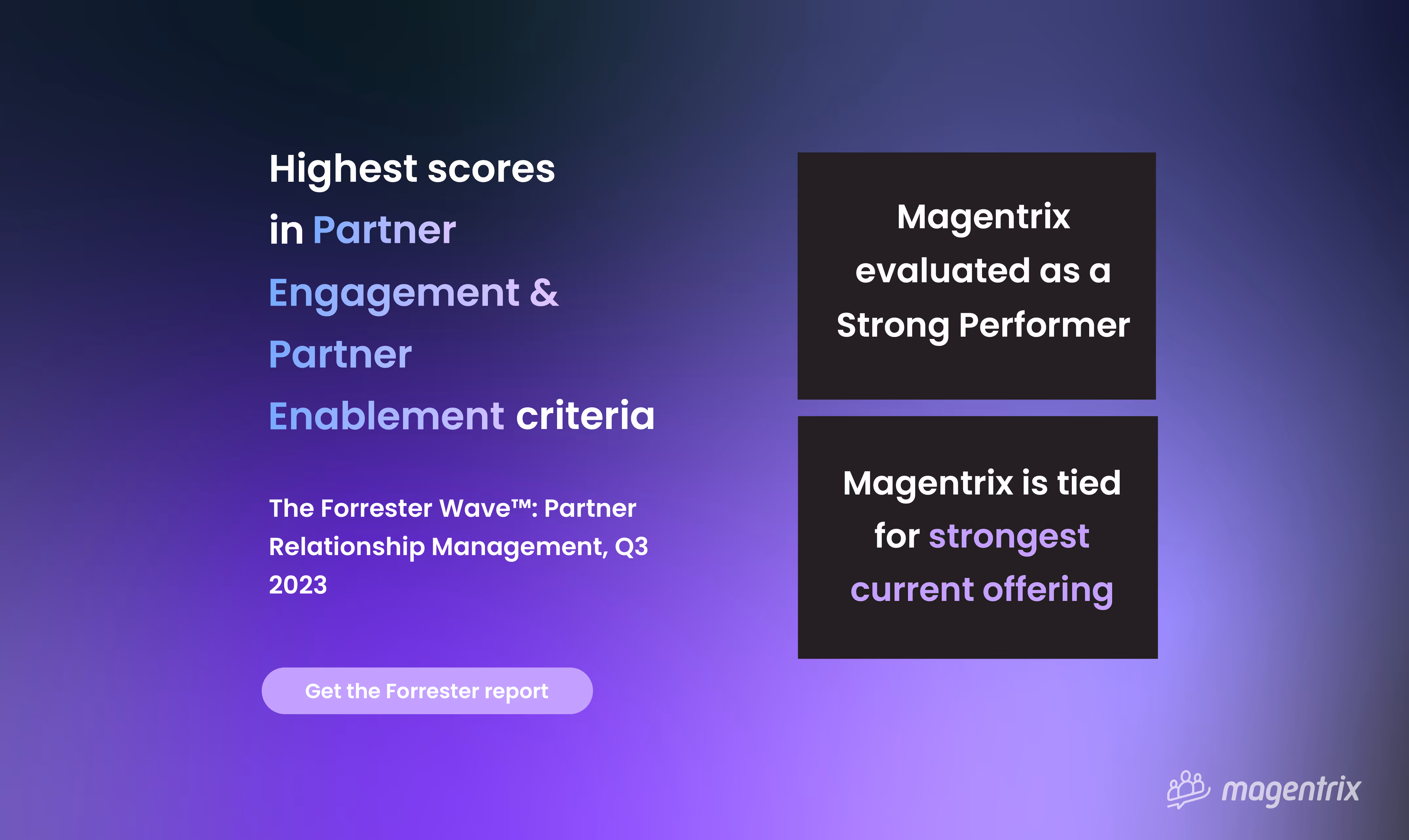 Highest scores in Partner Engagement & Partner Enablement