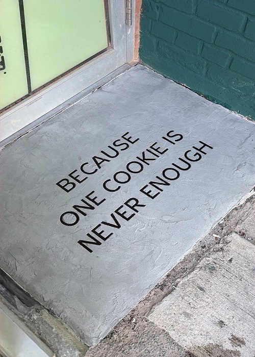 after the jewel stone application for a downtown cafe in toronto
