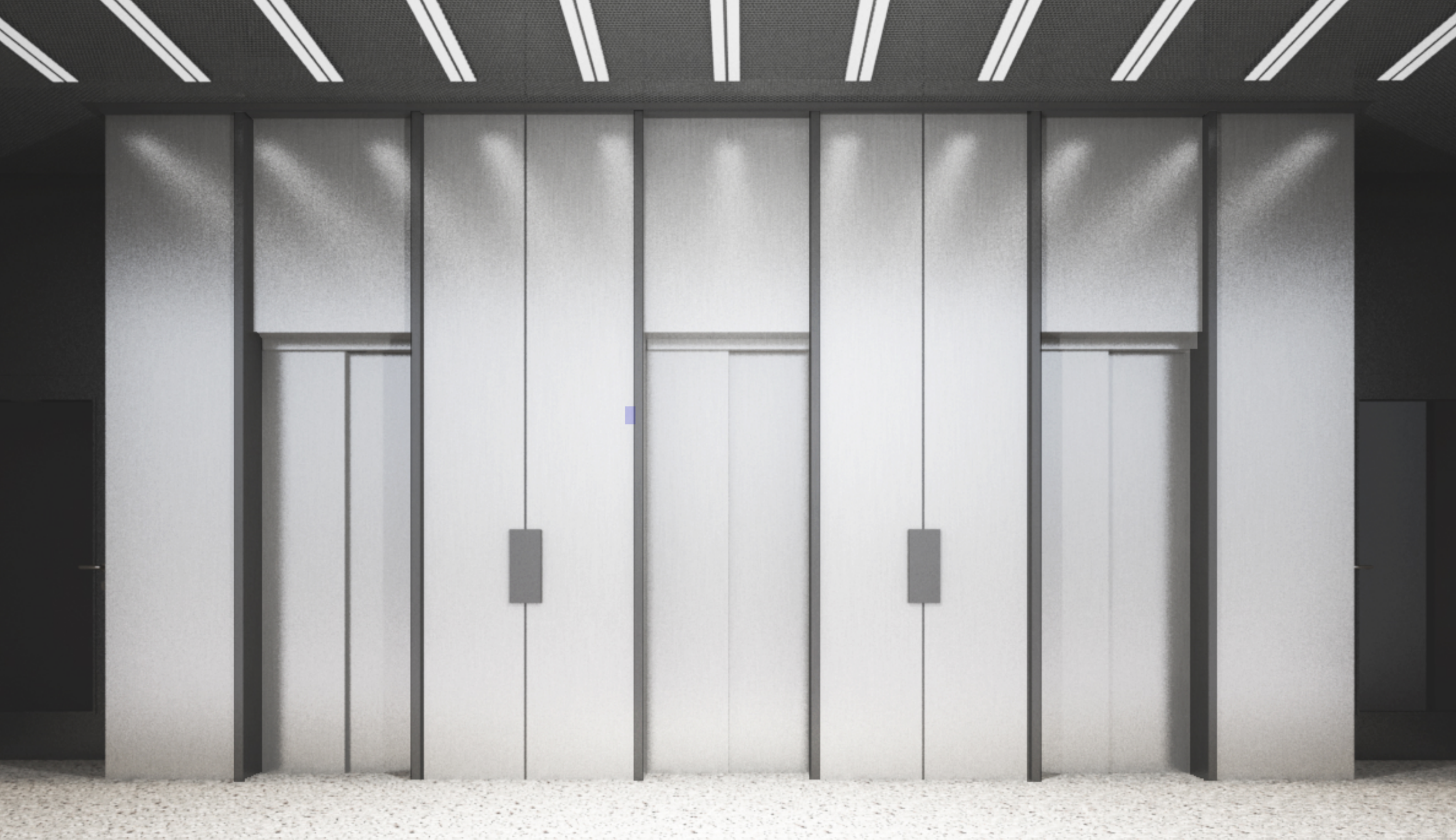 Visualisierung der Triplexanlage seitens Architektur