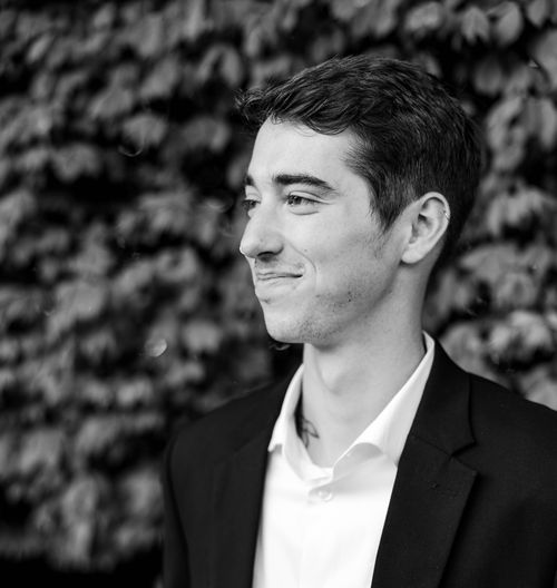 A picture of me in a black suit