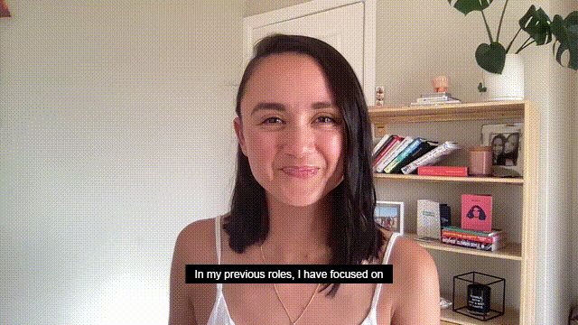 candidate video response