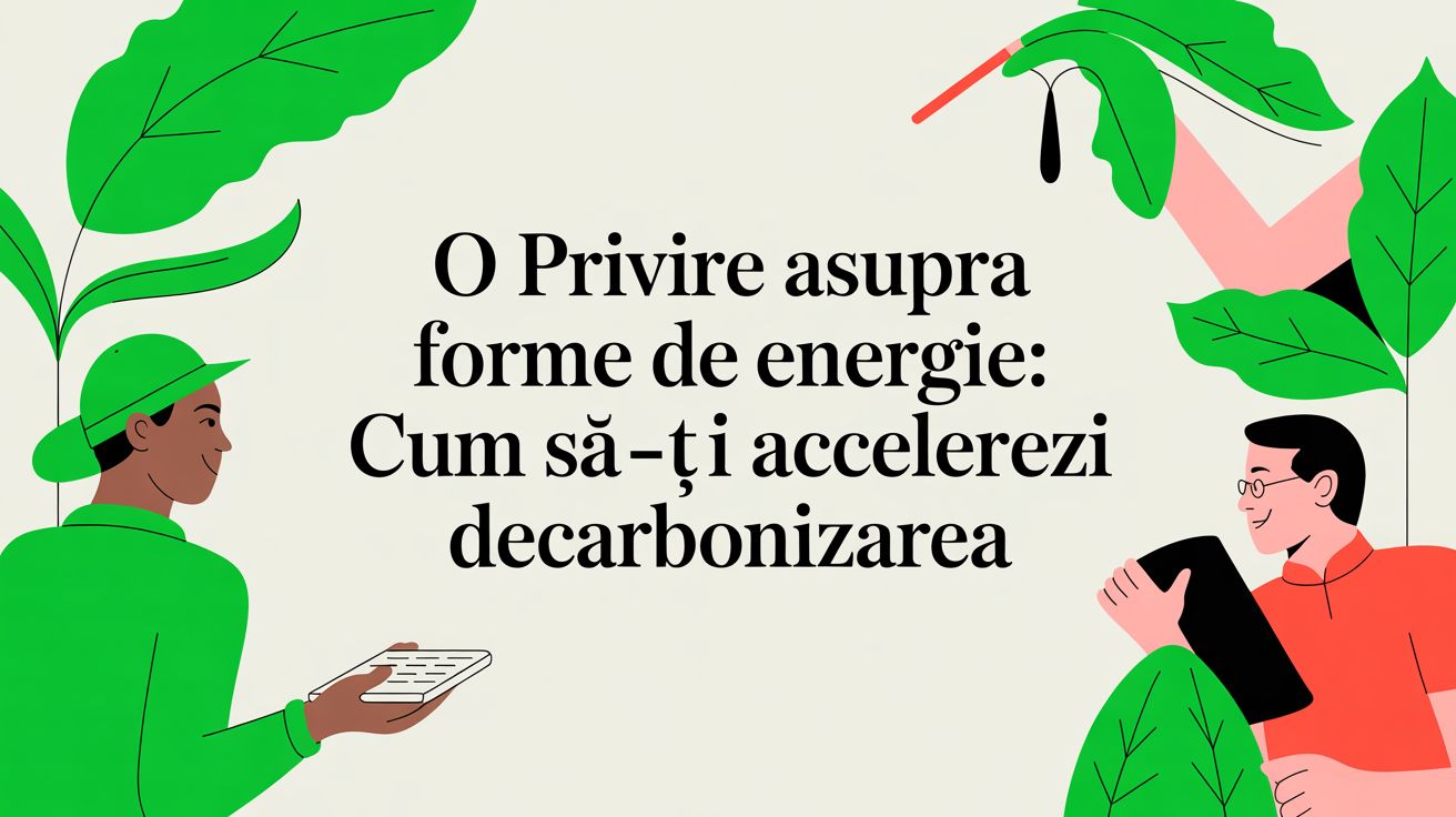 Forme de energie: Cum să-ți accelerezi decarbonizarea în mod pragmatic