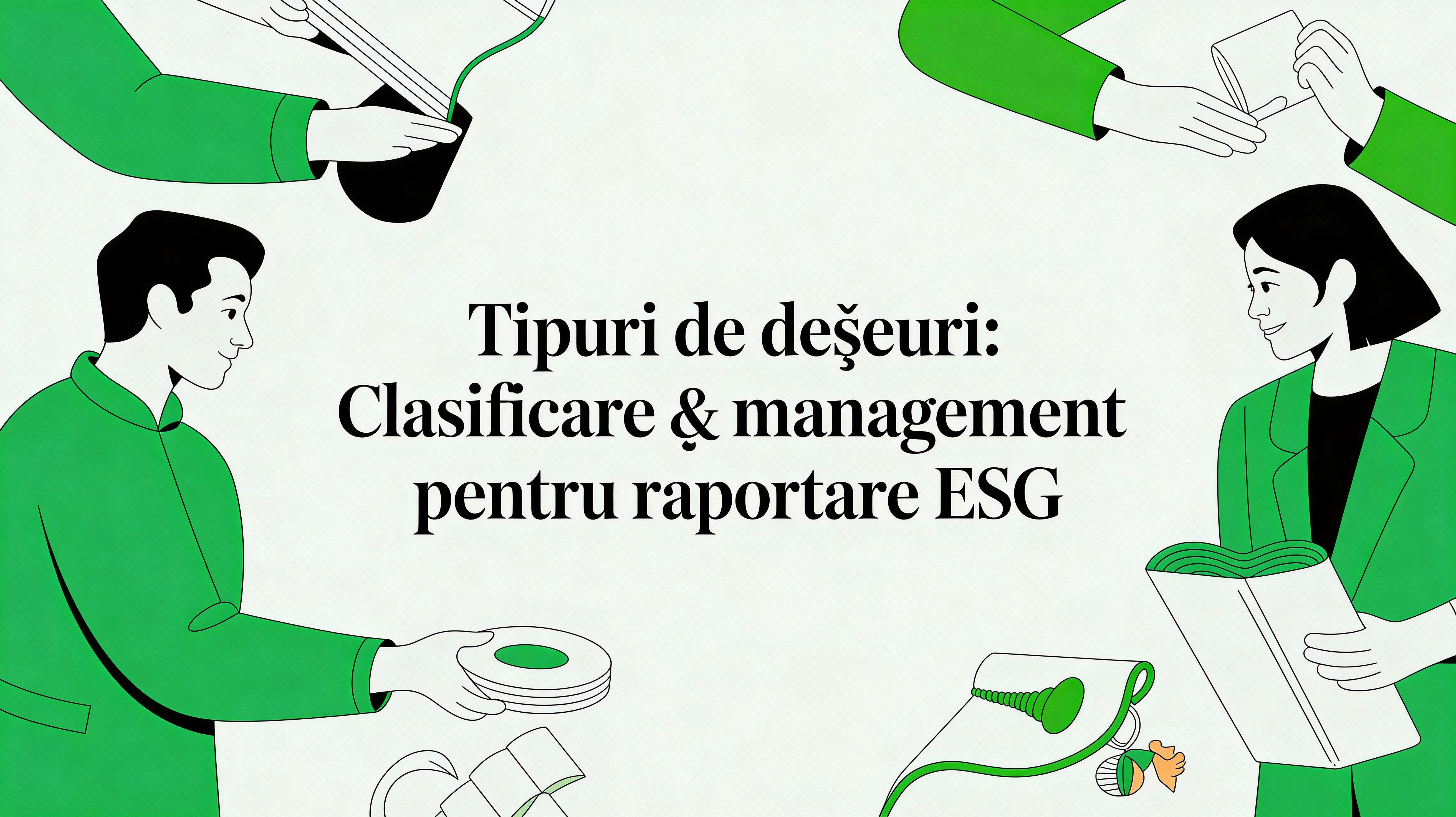 Tipuri de deseuri: Clasificare și management pentru raportare ESG